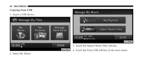 multimedia system user's manual - Jeep