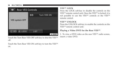 multimedia system user's manual - Jeep