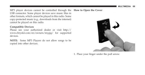 multimedia system user's manual - Jeep