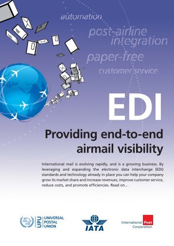 EDI – Providing end-to-end airmail visibility - IATA