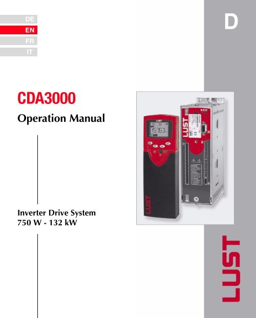 D CDA3000 Inverter Drive System 750 W - 132 kW - Igor Chudov