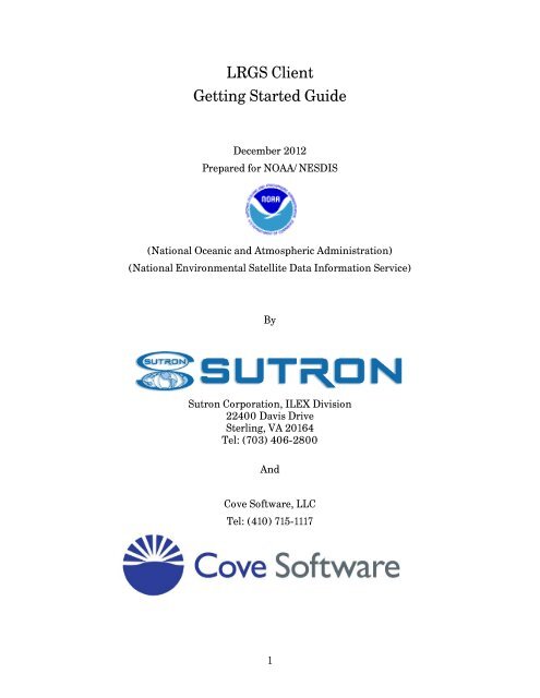 User's Guide - GOES DCS Data Collection System - NOAA