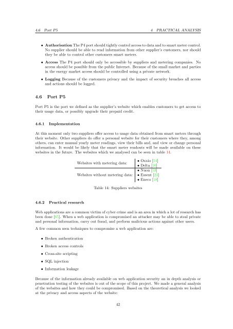 Security analysis of Dutch smart metering systems - Multiple Choices