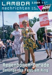 Regenbogen-Parade - LAMBDA-Nachrichten