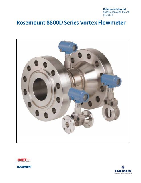 Rosemount 8800D Series Vortex Flowmeter - Emerson Process ...