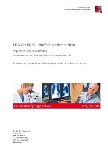 CDA-CH-EDES - Notfallaustrittsbericht - HL7