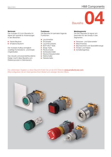 HMI Components Baureihe 04 - Eao