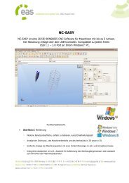 NC-EASY - USB CNC Controller - EAS GmbH