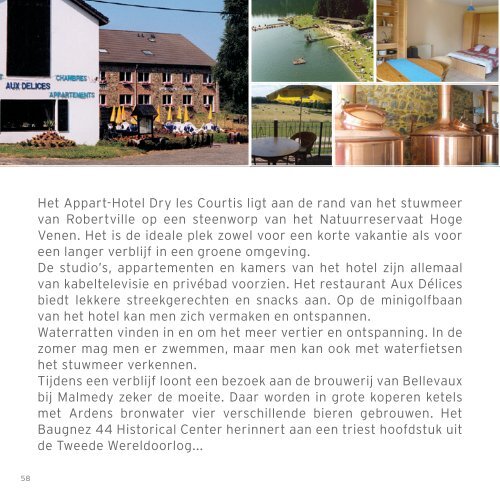 Klik hier om de brochure " korte verblijven" als