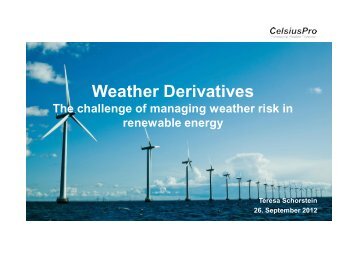 Weather Derivatives - R+V Versicherung