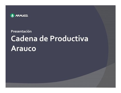 (Microsoft PowerPoint - Presentaci\363n Cadena Productiva)