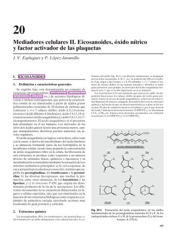 Mediadores celulares II. Eicosanoides, óxido nítrico y factor ... - HVIL