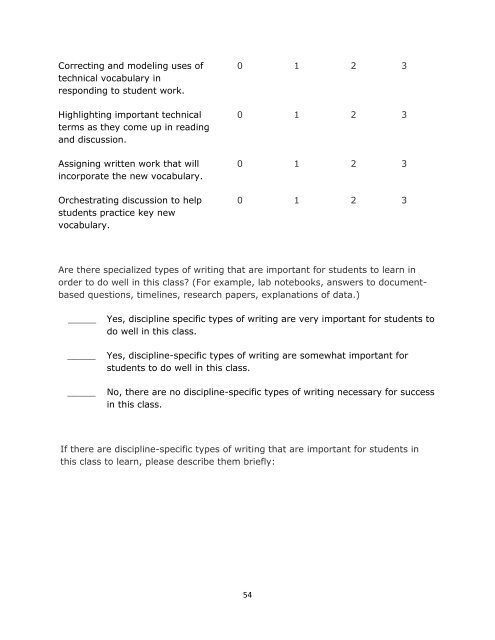 The National Study of Writing Instruction - University at Albany