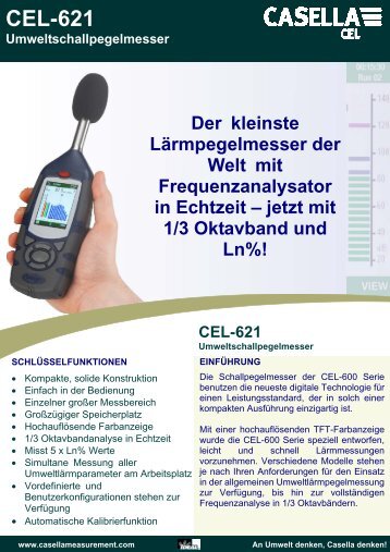 CEL-621 Data Sheet_DE.ppp - Sinus Messtechnik GmbH
