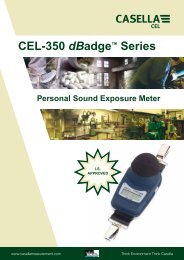 Download CEL 350 dBadge™ Series - Casella Measurement