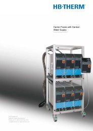 Carrier Frame with Central Water Supply - HB-Therm