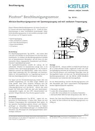 Picotron® Beschleunigungssensor - Kistler