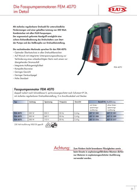 Fass- und Containerpumpen 0112 d.pdf - Flux Geräte GmbH