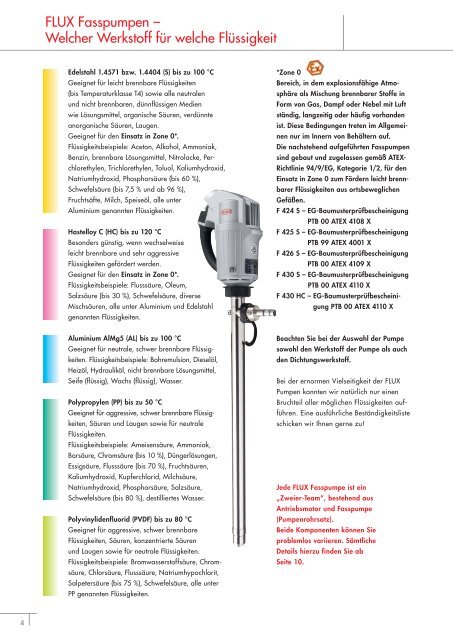 Fass- und Containerpumpen 0112 d.pdf - Flux Geräte GmbH