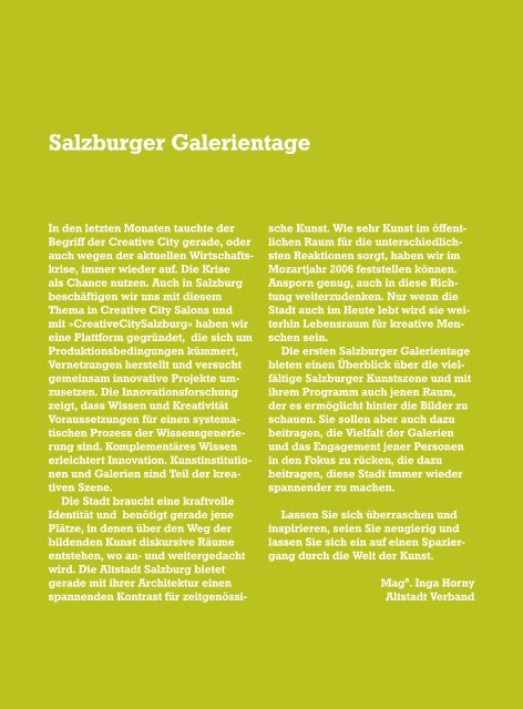 Galerien der Stadt Salzburg Museumspavillon - Altstadt Salzburg