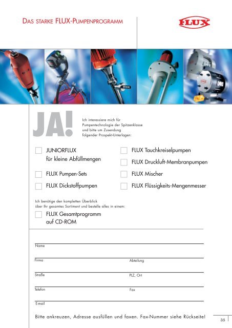 JA! - SONDERMANN Pumpen + Filter GmbH & Co. KG