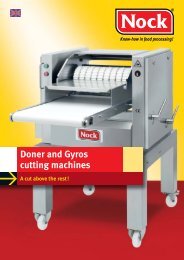 Doner and Gyros cutting machines - NOCK GmbH