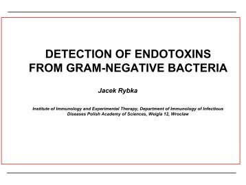 detection of endotoxins from gram-negative bacteria - medinfo - dist