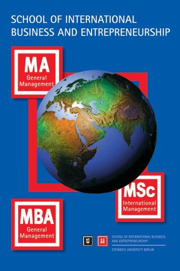 SIBE-Broschüre - School of International Business and ...