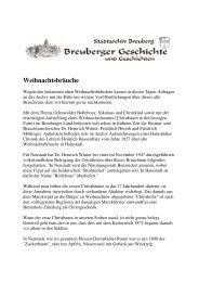 Weihnachtsbräuche - Breuberg