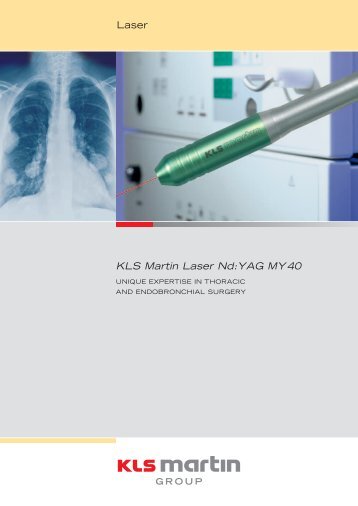 Laser KLS Martin Laser Nd:YAG MY40 - LJ Medical