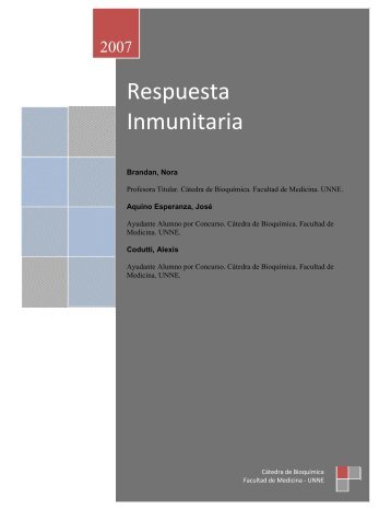 Respuesta Inmunitaria - Facultad de Medicina