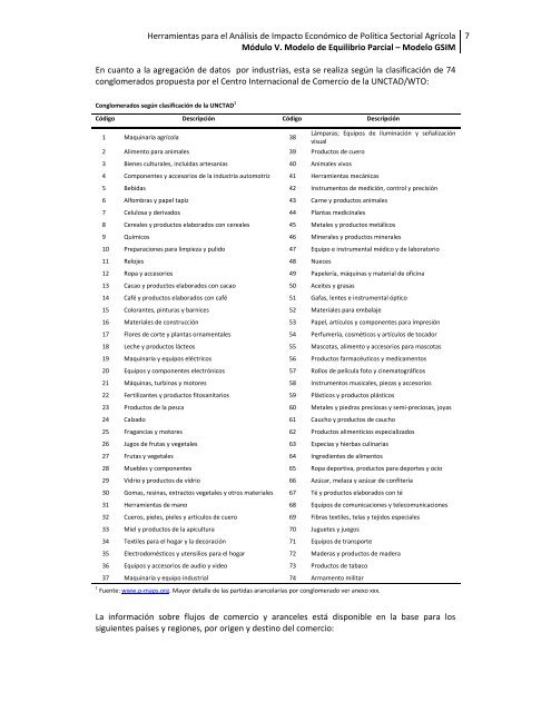 MÓDULO V Modelos de Equilibrio Parcial - Oficina de Tratados ...