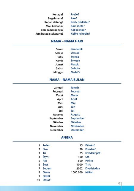 SLOVAKIA SELAYANG PANDANG - Indonesia