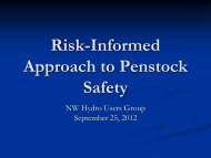 Risk-Informed Approach to Penstock Safety - Pat Regan