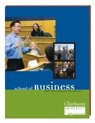 School of Business - Clarkson University