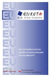 Die Österreichische Informationskampagne zum EU-Beitritt