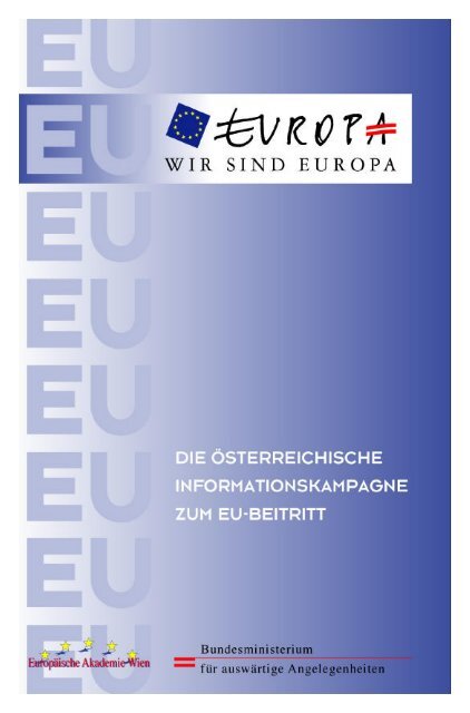 Die Österreichische Informationskampagne zum EU-Beitritt