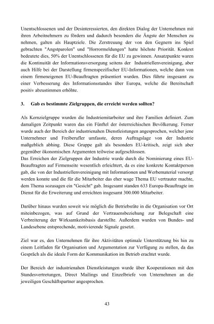 Die Österreichische Informationskampagne zum EU-Beitritt