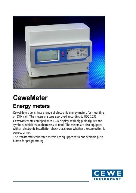 CeweMeter - Cewe Instrument