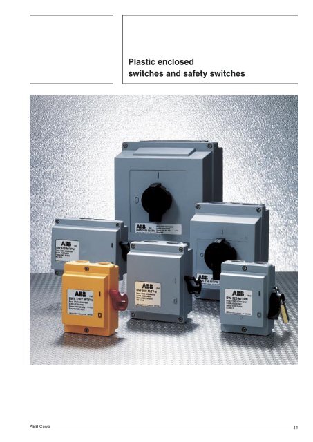 Enclosed Switches and Safety Switches - Elektroskandia