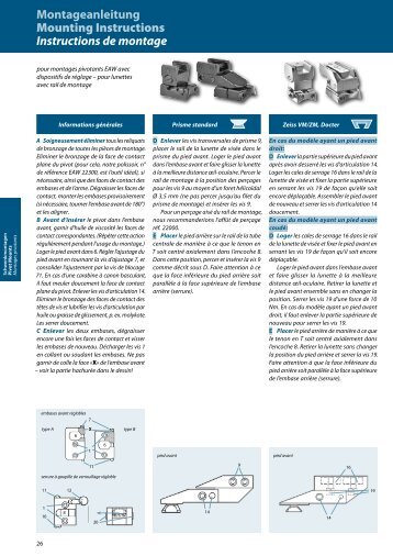 Instructions de montage - EAW