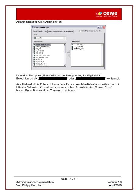 Benutzerhandbuch Dokumentenmanagement