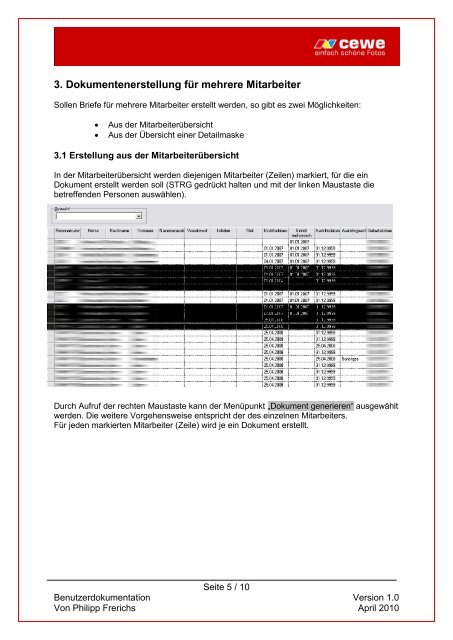 Benutzerhandbuch Dokumentenmanagement