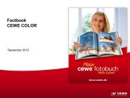 Factbook: Stand September 2012 - CEWE COLOR