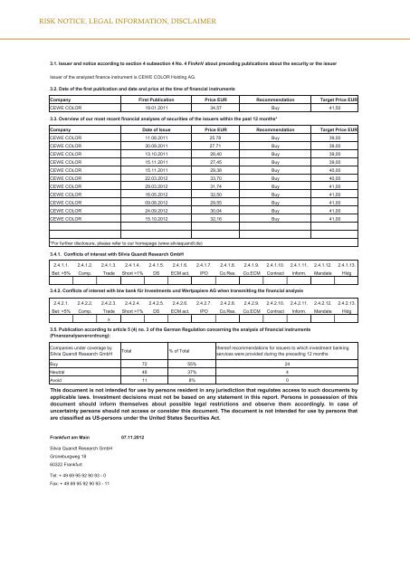 CEWE COLOR Consumer & Retail