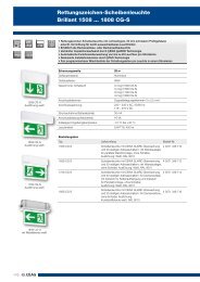 Rettungszeichen-Scheibenleuchte Brillant 1506 ... 1806 CG-S - CEAG