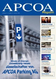 Magazin - APCOA