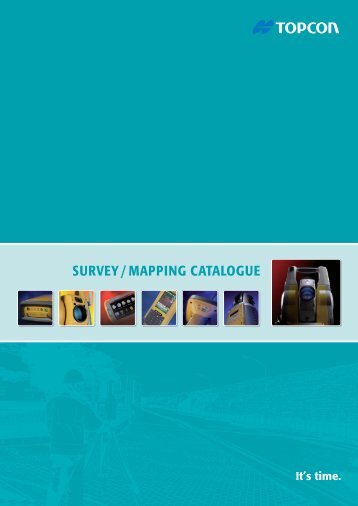 Survey / Mapping CaTaLOgue - Topcon Europe Positioning