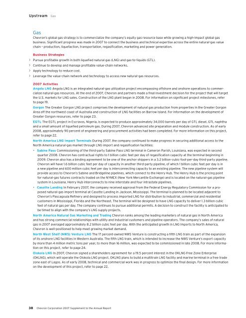 Chevron 2007 Annual Report Supplement