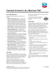 CHEVRON SYNTHETIC ALL-WEATHER THF - Alexis Oil